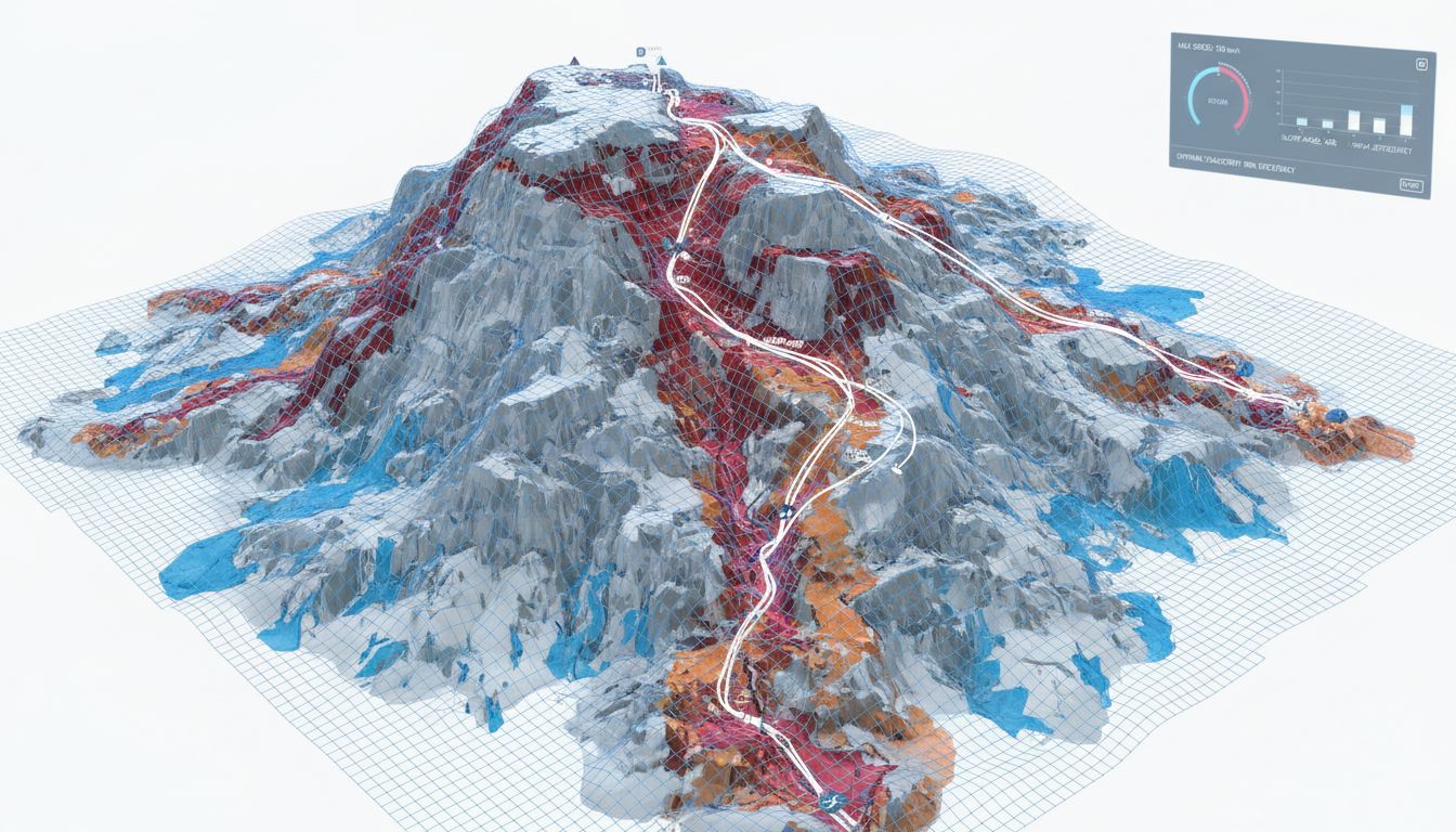 3D Analyse einer Skipiste